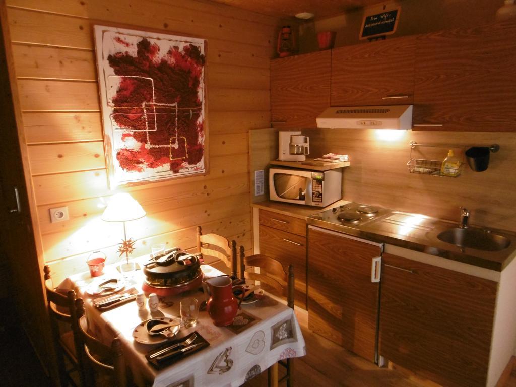 Gite Au Coeur Du Chalet En Belledonne Vers Prapoutel Les 7 Laux Sainte-Agnès Δωμάτιο φωτογραφία
